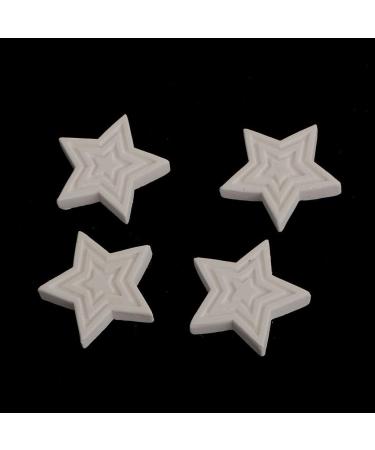 Predolo 4-Stuck DIY Etheric Oil Diffuser Stones - Aroma Diffuser for Home Office & Spa - White 3.5 x 0.6 cm - Aromatherapy Energy Spiral - Buy Online on GoSupps.com