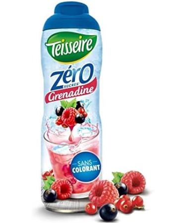 TEISSEIRE - Zero 0% Sugar Grenadine Flavor 60Cl - Pack of 4 - Sold by the Pack - Buy Online on GoSupps.com