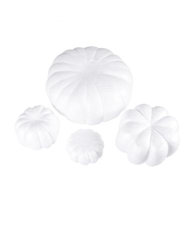 Ciieeo 5pcs Simulation Pumpkin Mold Artificiales Para Foam Pumpkin Home Decoration Arts and Crafts for Kids Artificial Pumpkin Plants Decor Child Blank White Decoration Fake