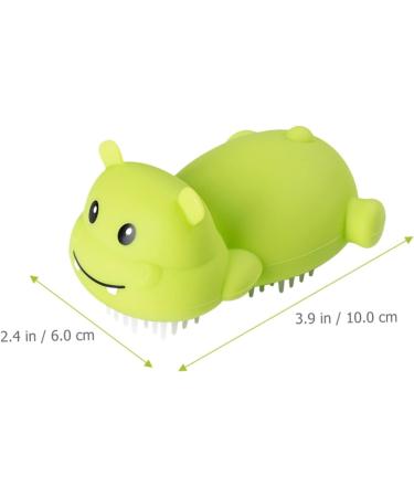 Fomiyes 3-in-1 Baby Shampoo Brush - Gentle Scalp Peeling & Massaging Shower Tool for Children - Buy Online on GoSupps.com