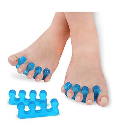 Medical-Grade Gel Toe Stretcher & Separator for Toe Straightening, Bunion Relief, and Foot Spa - Cushioned Design for Comfort and Relaxation - Buy Online on GoSupps.com