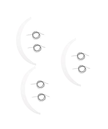 FOMIYES 3 Sets Rulers Auxiliary Beauty Position Ruler Shape Measurement Measuring Face Measure