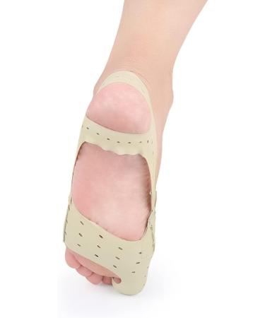 2pcs Shoe Mat Sleeves for Valgus Big Toe Splint - Day & Night Care for Hallux Men Women, Beige - Breathable Bunion Protector & Toe Separators - Buy Online on GoSupps.com