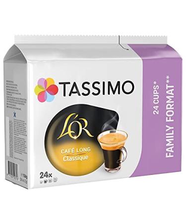 G n rique TASSIMO - L'Or Classic Long Coffee 156g coffee capsules for an authentic coffee experience at home. - Pack of 3 - Sold as a Pack