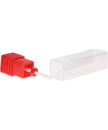 Nail Drill Bits Ceramic Manicure Drill Bits Ceramic Burr Podiatry Thick Nails Grinding Head for Manicure Pedicure Cuticle Gel Nail Polishing Red(Rocket Head F) - Buy Online on GoSupps.com