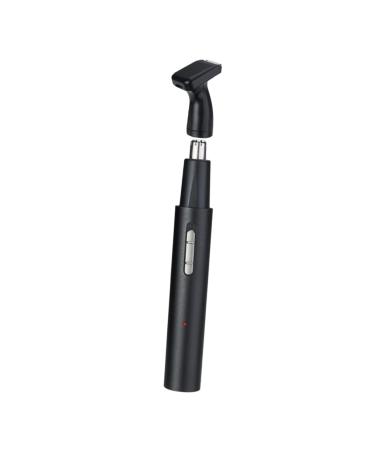 minkissy 1 Set Electric Nose Hair Trimmer Cleaner Metal Aluminum Tube Body Low Noise Men and Women