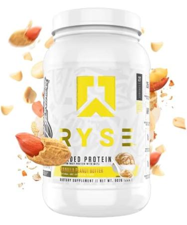 Ryse Core Series Loaded Protein | 25 Grams of Protein Per Serving | Whey Isolate & Whey Concentrate Protein Powder with Added MCTs & Fibre | 2LB 27 Servings (Vanilla Peanut Butter) - Buy Online on GoSupps.com