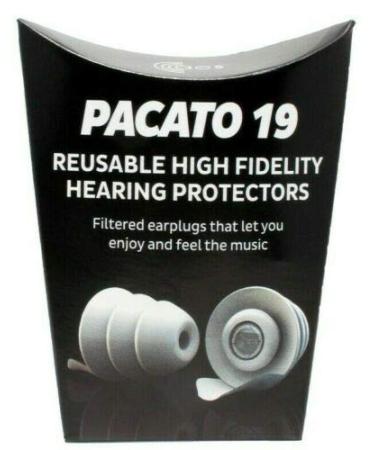 ACS Pacato 19 Reusable High Fidelity Hearing Protectors Earplugs Ear Plugs Single