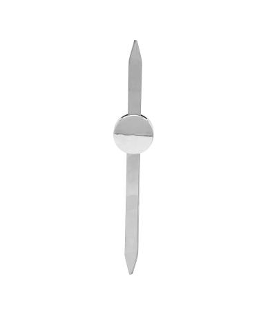 Adjustable Stainless Steel Compass Eyebrow Ruler for Precise Makeup Measurement (Silver) - Buy Online on GoSupps.com