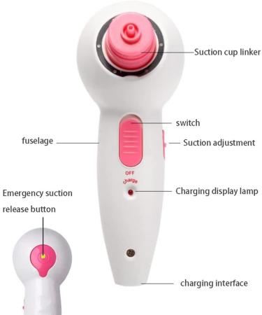 QWEZXCMI Electrical Breast Massage Device - Enhance Breast Enlargement & Promote Development - Individual Cup L Size - Buy Online on GoSupps.com