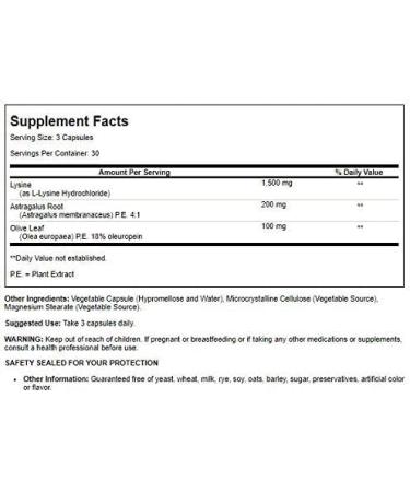Super Immune Plus Lysine - Boost Your Immunity with 90 Vegicaps | Quantum Health - International Shipping Available - Buy Online on GoSupps.com