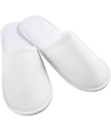 Buy Obelunrp Disposable Shoes - 20 Pairs Plush Hotel Guest Slippers for Women & Men (Size 37-42 White) - Ideal for Kids & Adults - International Shipping Available - Buy Online on GoSupps.com