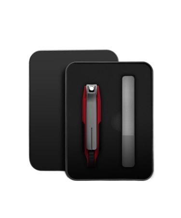 Folding Olecranon Nail Clippers Nail Groove Embedded Nail Nail Scissors Nail File Nail Clippers Manicure Manicure Set/204 (Color : Hongheise Zhijiaqian2jiantao)