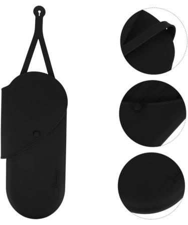 FOMIYES 2pcs Black Hanging Storage Pouch Hair Rollers Travel Storage Bag - Buy Online on GoSupps.com