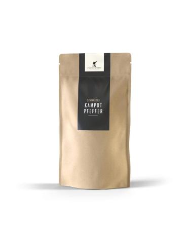 Hennes Finest Kampot Pfeffer black - 100g pepper Campot Black Kampot Pepper Black (coarse pepper) black pepper whole peppercorns black pepper for mills black peppercorns 100 g (1 Pack)