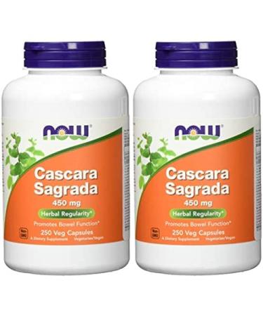 Now Foods Cascara Sagrada 450 mg 250 Veg Capsules