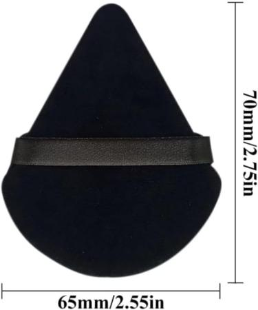 BOBOZHONG Triangle Makeup Powder Puff 6 Pieces Face Sponge Powder Puff Soft Plush Powder Sponge Washable Makeup Sponge Wet Dry Makeup Tool for Loose Powder or Foundation Blush - Buy Online on GoSupps.com