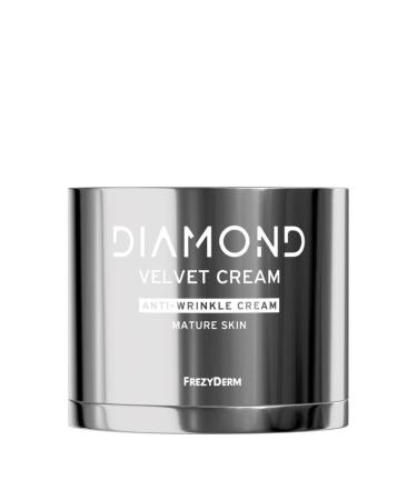 FREZYDERM Diamond Velvet anti-wrinkle cream with diamond crystals and hyaluronic acid firming effect and wrinkle reduction ideal for mature skin 50 ml
