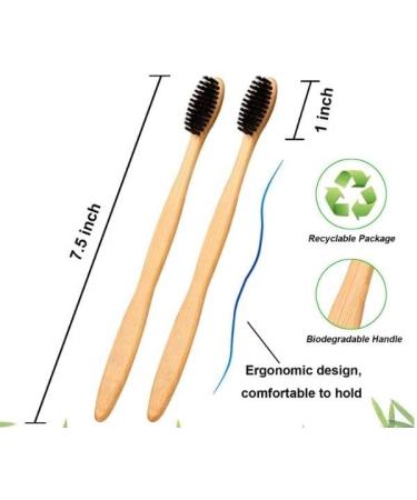 Eco-Friendly Bamboo Toothbrushes for Couples | Solar-Powered Cute & Happy Design | Buy Internationally - Buy Online on GoSupps.com