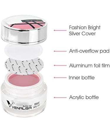 VENALISA 50ml Builder Nail Gel Kit - Acrylic French Nails in Gray Pink Natural Color - Buy Online on GoSupps.com