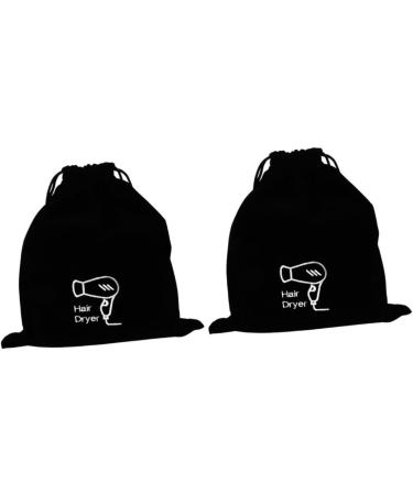 Beavorty 6 Pcs Velvet Bag Blow Dryer Bag Hair Dryer Bag for Travel Hair Tool Travel Bag Flannel Black 30.00X26.00X0.50CMx3pcs Blackx3pcs - Buy Online on GoSupps.com