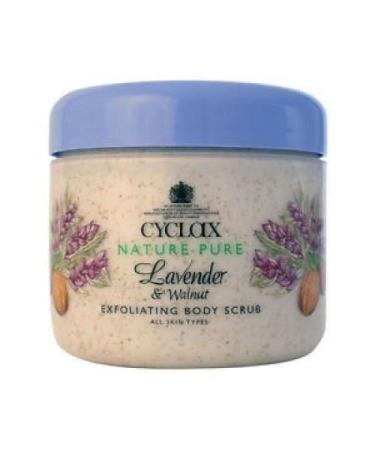 Twelve Packs of Cyclax Lavender and Walnut Exfoliating Body Scrub 300ml