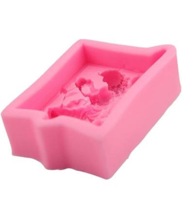 2pcs Candle D Ice Fairy Molds Pink Baking Flower Cream Mousse Gadget Chocolate Home DIY Creative Silicone Decorating Fondant Tool for Pudding Cake - Buy Online on GoSupps.com