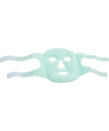  Spacnana Full Face Gel Pearl Warm and Cold Sleep Mask (Light Green) - Buy Online on GoSupps.com