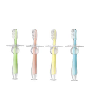 SEWO ART 4 POWER BAY TONE IN THIS TEATION STENT TOEN TOAR THANDS OF THE TANDEE HAND toothbrush made of silicone bristle toddler manual