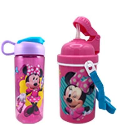 Disney Minnie Kids Girls Water Bottles with Straw - Deluxe Gift Set - Buy Online on GoSupps.com