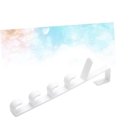 Hemoton 4 pcs Coat Over Hanger Holders Door Plastic Multifunctional Hanging Towel Portable White Hooks Hat 2pcsx2pcs Whitex2pcs - Buy Online on GoSupps.com