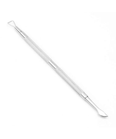 HaimiLiya Cuticle Pusher Gel Nail Remover Tool Dual-end Dead Skin Nail Pusher Nail Dirt Cleaner Tool Gel Polish Remover Tool  410 Stainless Steel