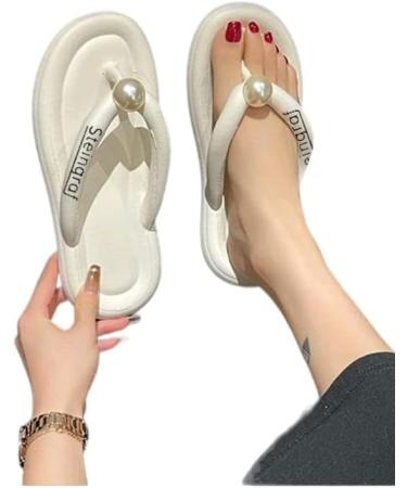 Steingraf Original Cloud Shoes - Super Soft Flip-Flops & Slippers for Garden Office & Sauna - Size 38-39 - Pearl White - Buy Online on GoSupps.com