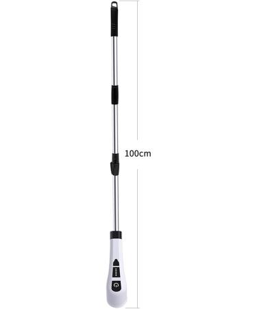 Electric Floor Scrubber Cleaning Brush Rechargeable Wireless Spin with 7 Versatile Heads for Tub Black & White - Buy Online on GoSupps.com