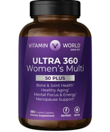 Vitamin World Ultra 360 Women's Multi 50+ (180)