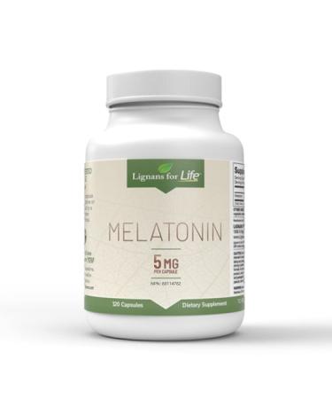 Lignans for Life Brand Melatonin - 5mg Melatonin Tablet