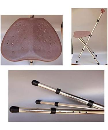 Canes Cane Folding Stool Elderly Disabled Persons Underarm Crutches Folding Cane Stool Aluminum Alloy Anti- Slip Three- Legged Walking Stick powerfully - Buy Online on GoSupps.com