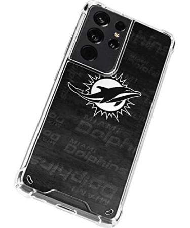 NFL Miami Dolphins Samsung Galaxy S21 Ultra 5G Clear Case - Officially Licensed Black & White Design - Buy Online on GoSupps.com