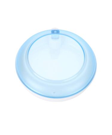 1PC braces orthodontic retainer suitcase durable and portable rotating tooth storage box tooth correction holder box cute storage box with rotatable design (blue)