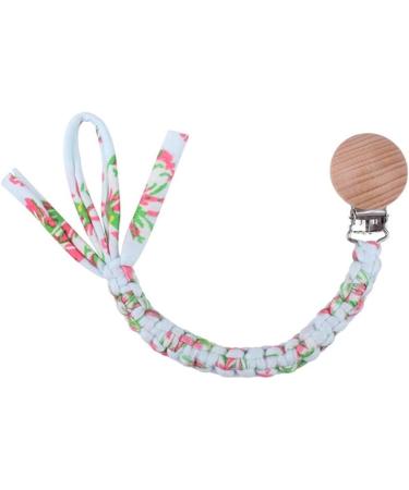 Buy GLASSNOBLE Beech Wood Pacifier Chain | Woven Cotton Clips & Nipple Holder | Durable & Stylish Baby Essentials  - Buy Online on GoSupps.com