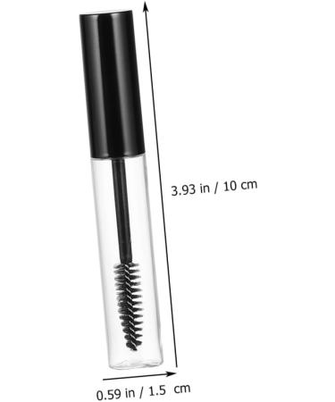 Mikinona 9 Set Empty Mascara Bottle Liquid Tube Bottle Mascara Bottles Empty Lip Balm Bottles Abs Transparent - Buy Online on GoSupps.com