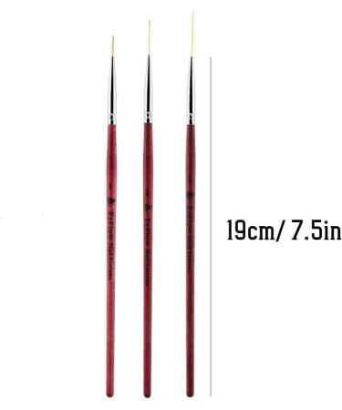 Nail Brush Professional Nail Tape Tool Kit Art Din Nail Art Brush Manicure Tool for Fake Acrylic andNailNice Processed - Buy Online on GoSupps.com