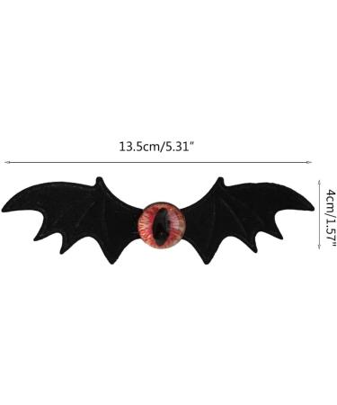 JSGHGDF Dark Hair Clip Barrettes Black Bowtie Devil Wing Hair Clip Set Bat Wing Barrettes 1 - Buy Online on GoSupps.com