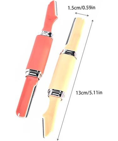 Housoutil Double-Headed Eyebrow Brush Set for Women - 2 Sets Red Eyebrow Makeup Tool - Buy Online on GoSupps.com