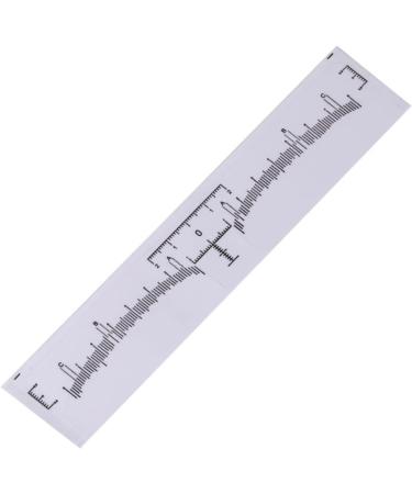  Angoily Angoily Mini Disposable Caliper for Eyebrow Embroidery Curved Ruler - Tear-Off Pattern - Buy Online on GoSupps.com