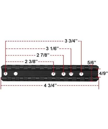 Climore Tactical M-lok 11 Slots Rail Scope Mount for Marlin Lever Action - Includes Wrench - Buy Online on GoSupps.com