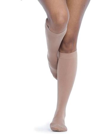 Buy Sigvaris Women’s Soft Opaque 840 Closed Toe Calf-High Socks 20-30mmHg - Black - Medium Short | International Shipping Available - Buy Online on GoSupps.com