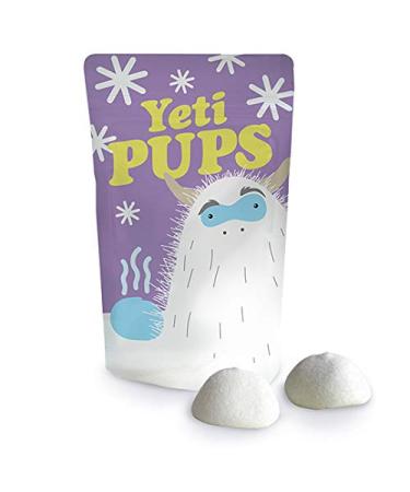 18 g each of various marshmallows / foam sugar bacon balls (Yeti Pups)