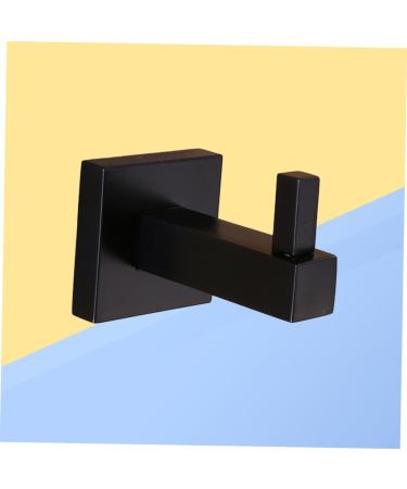 Alipis 2pcs Towel Hook Black Hooks for Hanging Coat Hook Towel Hanger Clothes Hook Accessories Matte - Buy Online on GoSupps.com