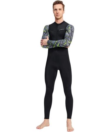 Dive Skin Full Body Swimsuit Rash Guard Wetsuit | Quick Dry UV Protection | Men Black 3X-Large - Buy Online on GoSupps.com